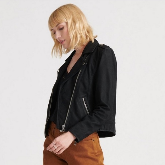 Lucky Brand Nubuck Moto Jacket - Picture 2 of 12